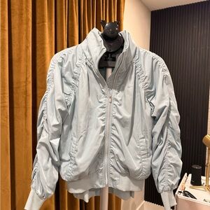 Athleta Sky Blue Bomber Jacket
